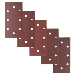 Irwin schuurvel 190 x 93 mm K80/K120/K240 zelfhechtend, met perforatie voor B+D, 10 stuks.