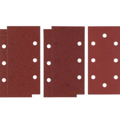 Irwin schuurvel 190 x 93 mm K80/K120/K240 zelfhechtend, met perforatie voor B+D, 5 stuks.