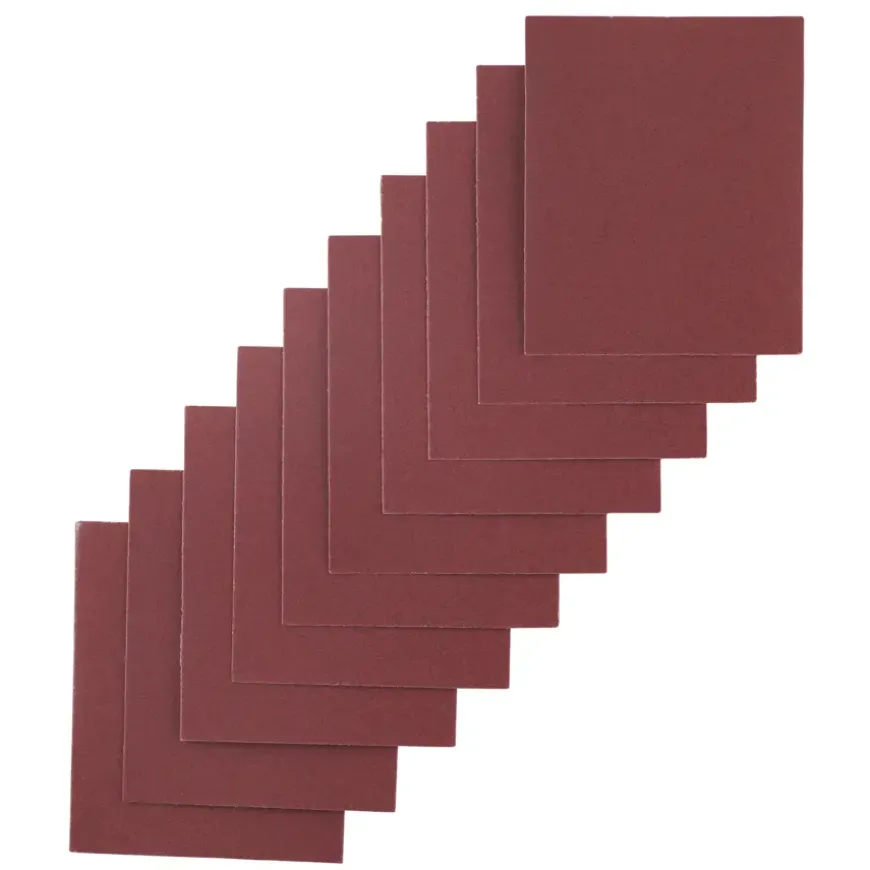 Irwin schuurvel 140 x 115 mm K150 voor klembevestiging, zonder perforatie, 10 stuks.