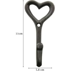 Geen Jashaak enkel Love zwart gietijzer
