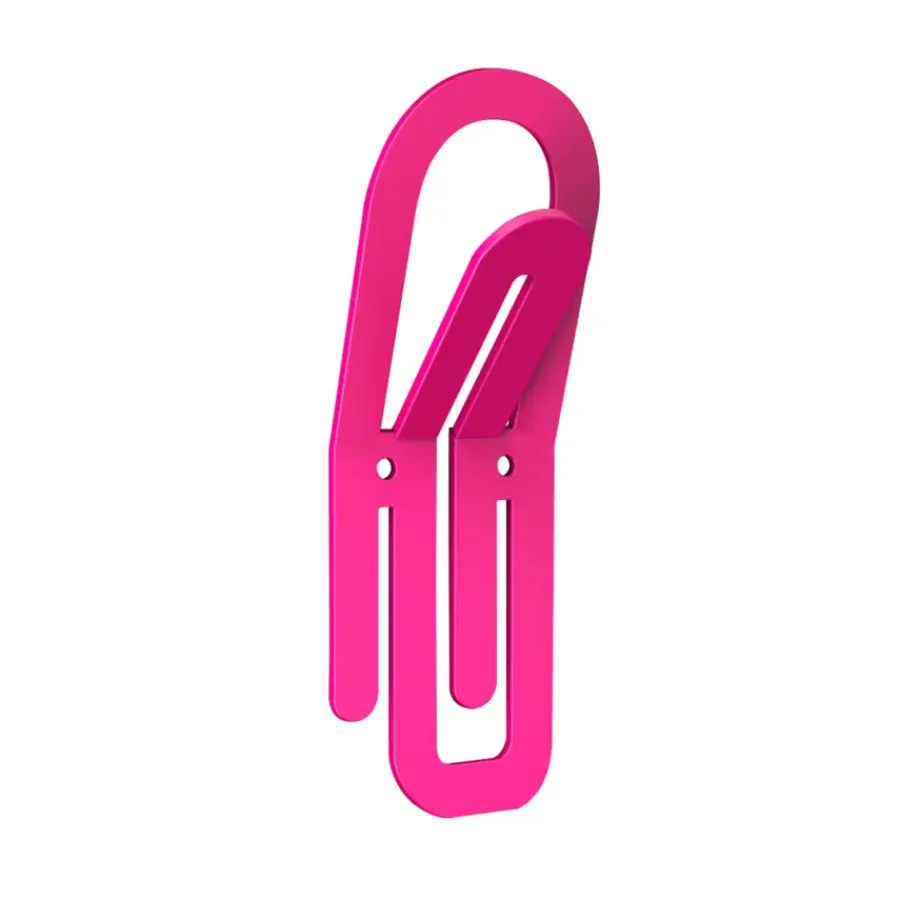 Geen Jashaak enkel Paperclip roze zamak
