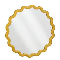 Geen Jude spiegel geel - h2xd49,5cm