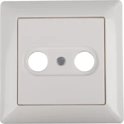 Jung AS500 Centraalplaat Radio/TV Wit