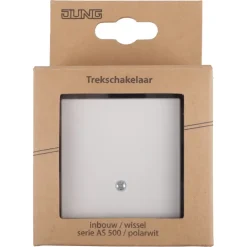 Jung AS500 Inbouw Trekschakelaar Wit