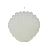 Geen Kaars schelp wit 12,5 x 4,3 cm
