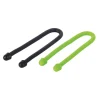 Kabelbinder Fix-o-tie zwart-groen 152mm - 2 stuks