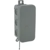 Kabeldoos met Doorsteektules Spatwaterdicht IP54 Grijs