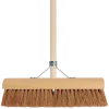Talen Tools Kamerveger bezem kokos 40 cm met steel 150 cm