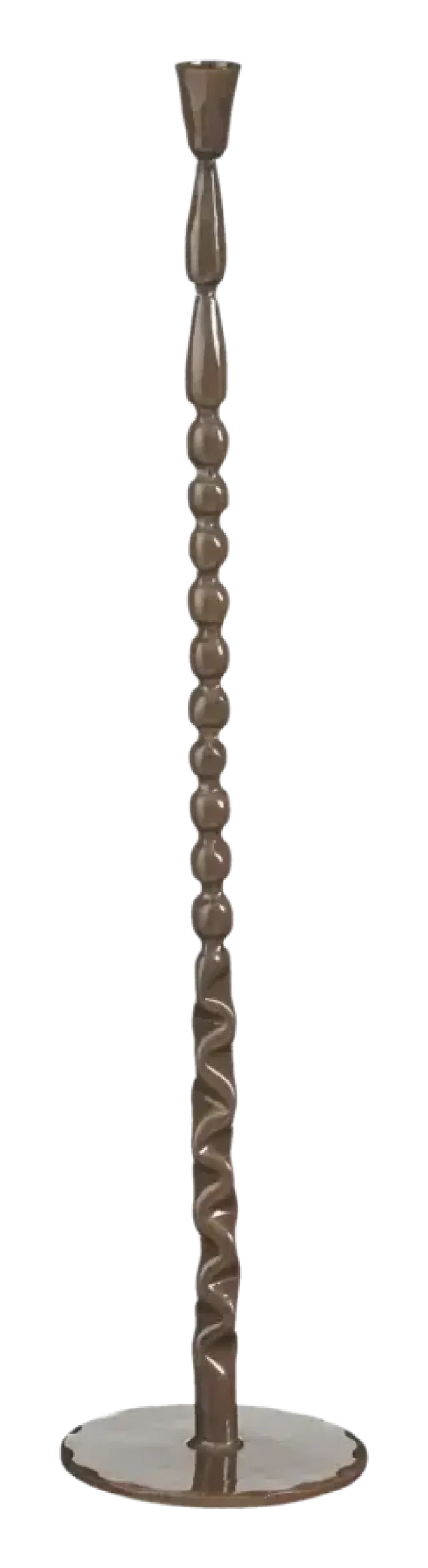 Geen Kandelaar bruin - h63xd13,5cm