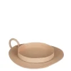 Geen Kandelaar bruin - l15xb13,5xh3cm