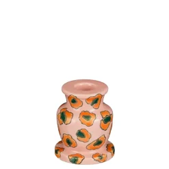 Geen Kandelaar l.roze - h9xd7,5cm