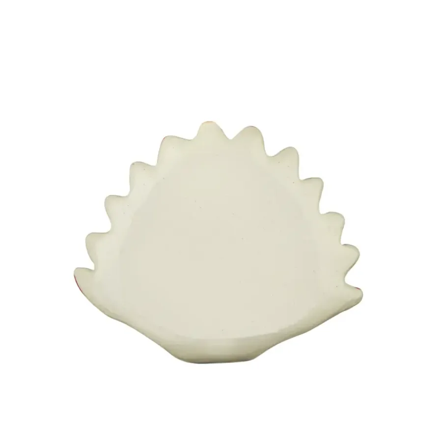 Geen Kandelaar schelp keramiek blauw/rood
