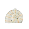 Geen Kandelaar schelp oranje/blauw