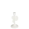 Geen Kandelaar wit - h20xd10cm