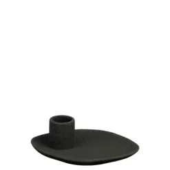 Geen Kandelaar zwart - l13xb10xh4cm