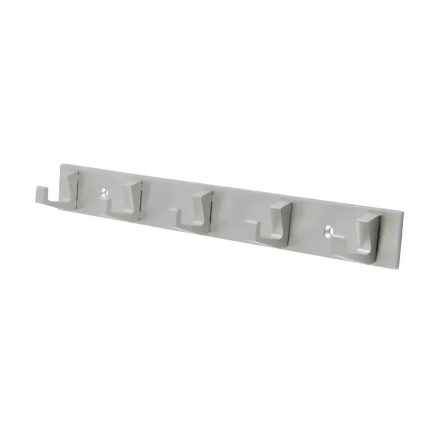 Geen Kapstok 5 haken Kristel aluminium 360 mm
