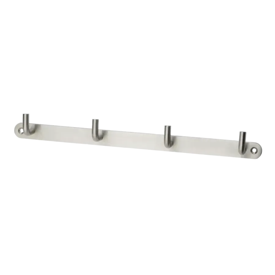 Geen Kapstok 4 haken Moja RVS 310 mm