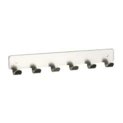 Geen Kapstok 6 haken Petra RVS look zamak 240 mm