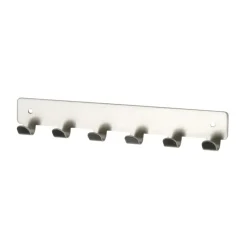 Geen Kapstok 6 haken Petra RVS look zamak 240 mm