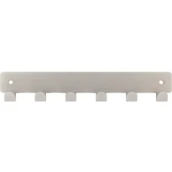 Geen Kapstok 6 haken Petra RVS look zamak 240 mm
