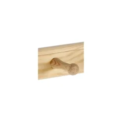 Geen Kapstok 6 haken Stef hout dennen 500 mm