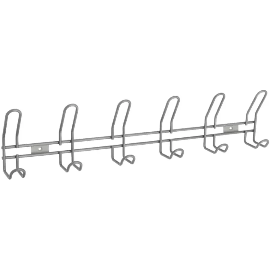 Geen Kapstok 6 haken William grijs zamak 603 mm