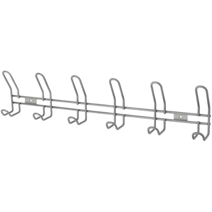Geen Kapstok 6 haken William grijs zamak 603 mm