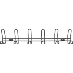 Geen Kapstok 6 haken William grijs zamak 603 mm