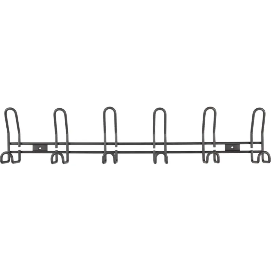 Geen Kapstok 6 haken William grijs zamak 603 mm