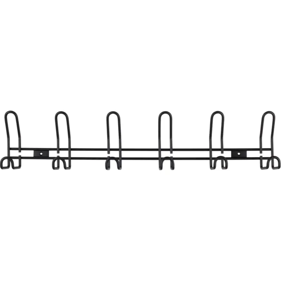 Geen Kapstok 6 haken William zwart zamak 603 mm