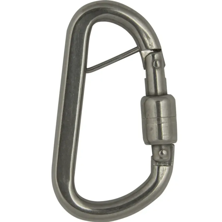 Seilflechter Karabijnhaak met veerbelast borging 8x80mm