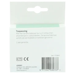 KARWEI Aurora serieschakelaar wit