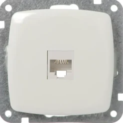 KARWEI Aurora UTP Wandcontactdoos CAT5 wit