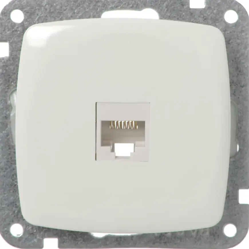 KARWEI Aurora UTP Wandcontactdoos CAT5 wit