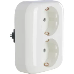 KARWEI Aurora Wandcontactdoos Dubbel RA wit