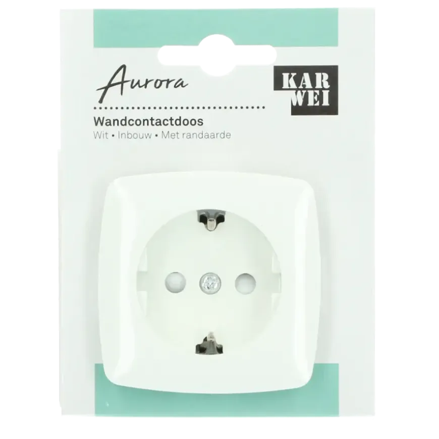 KARWEI Aurora wandcontactdoos RA wit