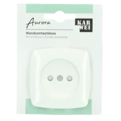 KARWEI Aurora wandcontactdoos wit