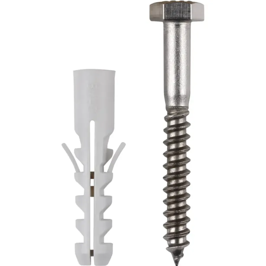 KARWEI Basisplug 8x40mm + hdb 6x40mm RVS 4ST