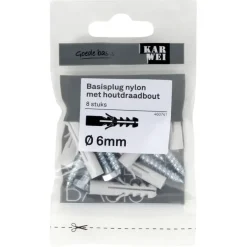 KARWEI Basisplug 6x30mm + hdb 5x35mm 8ST