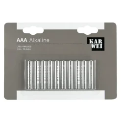 KARWEI Batterij Alkaline AAA 10 stuks