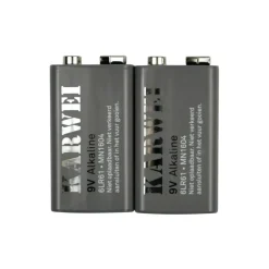 KARWEI Batterij Alkaline 9V 2 stuks
