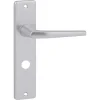 Karwei deurkruk set Daan recht schild vrij-bezet sluiting 63/8 mm aluminium