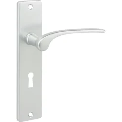 KARWEI deurkrukset Pedro langschild sleutel 56mm aluminium