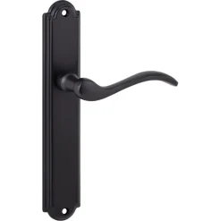 Karwei deurkruk set Tiago ovaal blind schild oud bruin messing