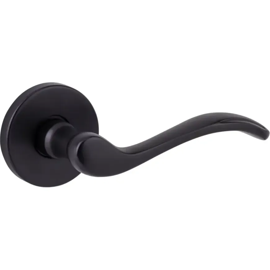 Karwei deurkruk set Tiago rond rozet oud bruin messing