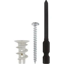 KARWEI Gips plug 6x22mm+uni ck 4x40 25ST + bit