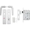 KARWEI insteekslot badkamerslot/wc-slot compleet met deurschild Doorn 50mm PC 63mm