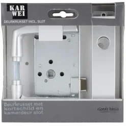 KARWEI insteekslot loopslot compleet met deurschild Doorn 50mm