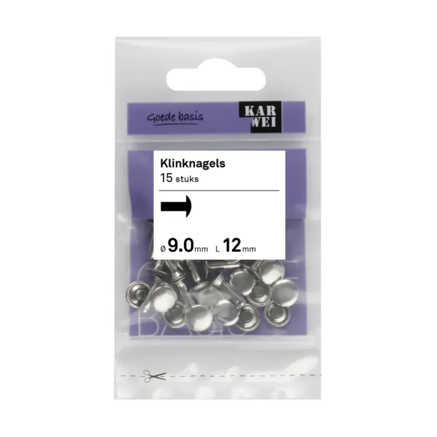 KARWEI klinknagel verzinkt 9x11mm (15 stuks)