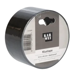 KARWEI klus- en reparatietape zwart 10 m x 50 mm